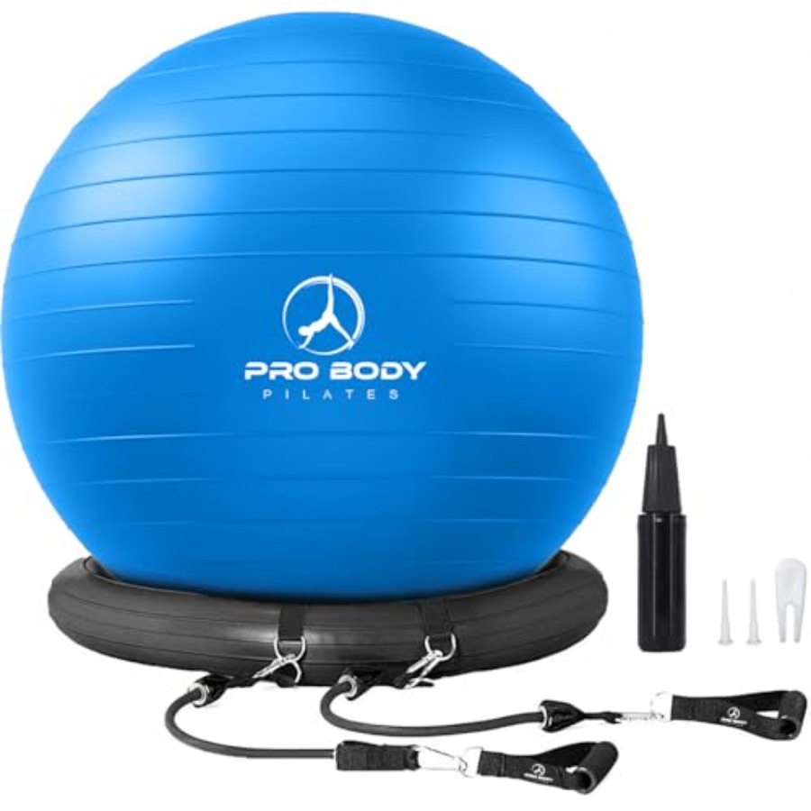 Pilates Yoga Ball Workout - ProBody Pilates Yoga Ball Chair with