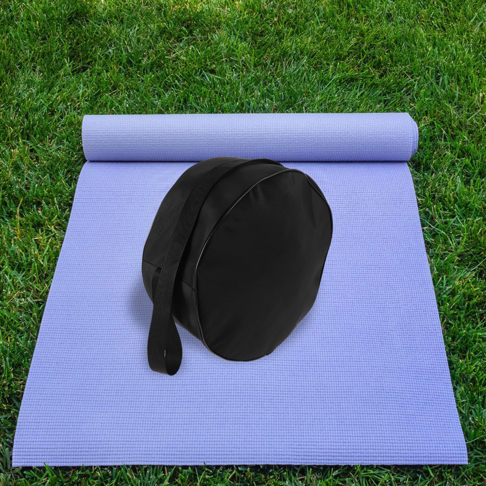 Pilates Yoga Bag - Yoga Wheel Carrying Bag Black Lightweight