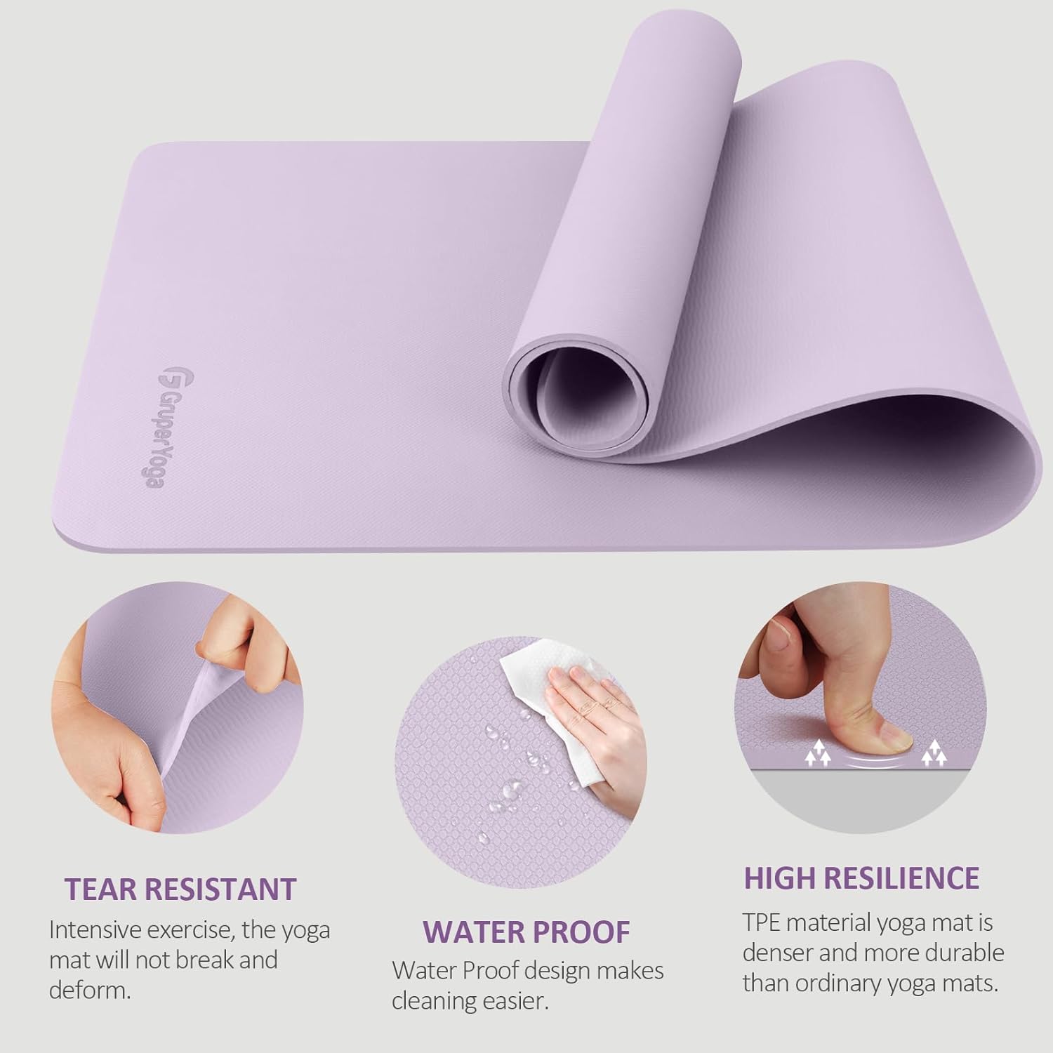 Non Slip Yoga Mat 72x24in, Ant - Pilates Yoga Bag ulasan dan harga