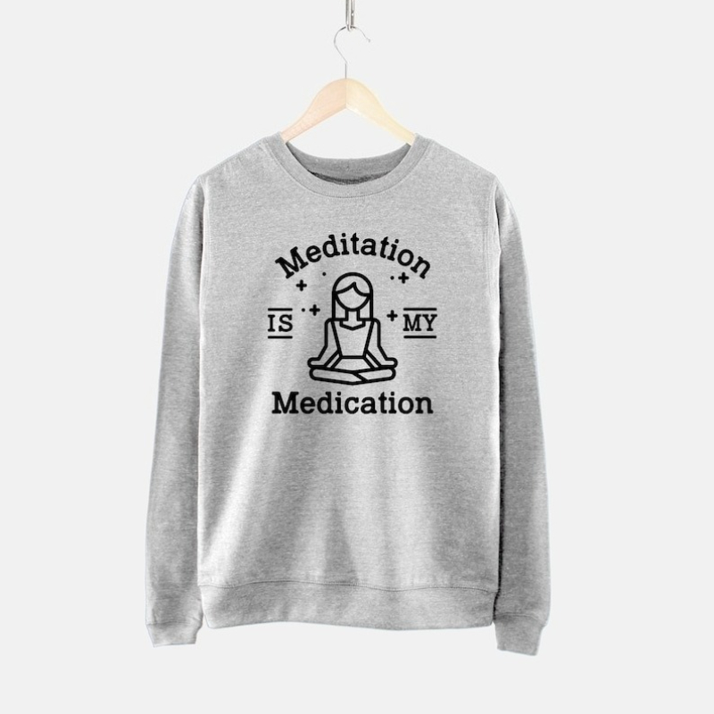 Meditation Sweatshirt - Mediat - Pilates Yoga Jumper ulasan dan harga