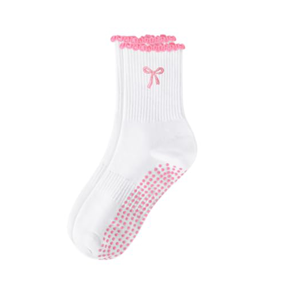 Non-Slip Grip Pilates Socks Co - Pilates Yoga Youtube ulasan dan harga