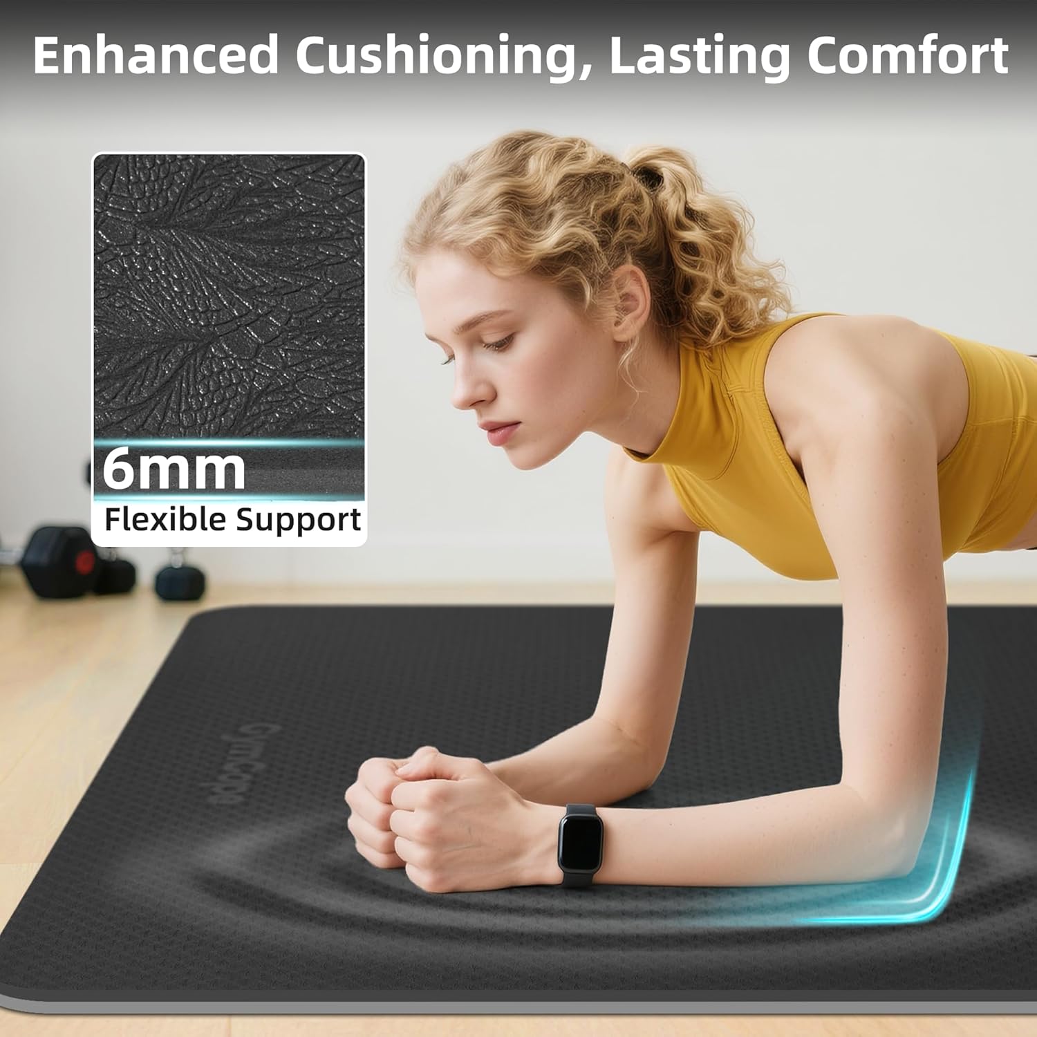 Extra Large Yoga Mat 72x48 or  - Pilates Yoga Or Gym ulasan dan harga