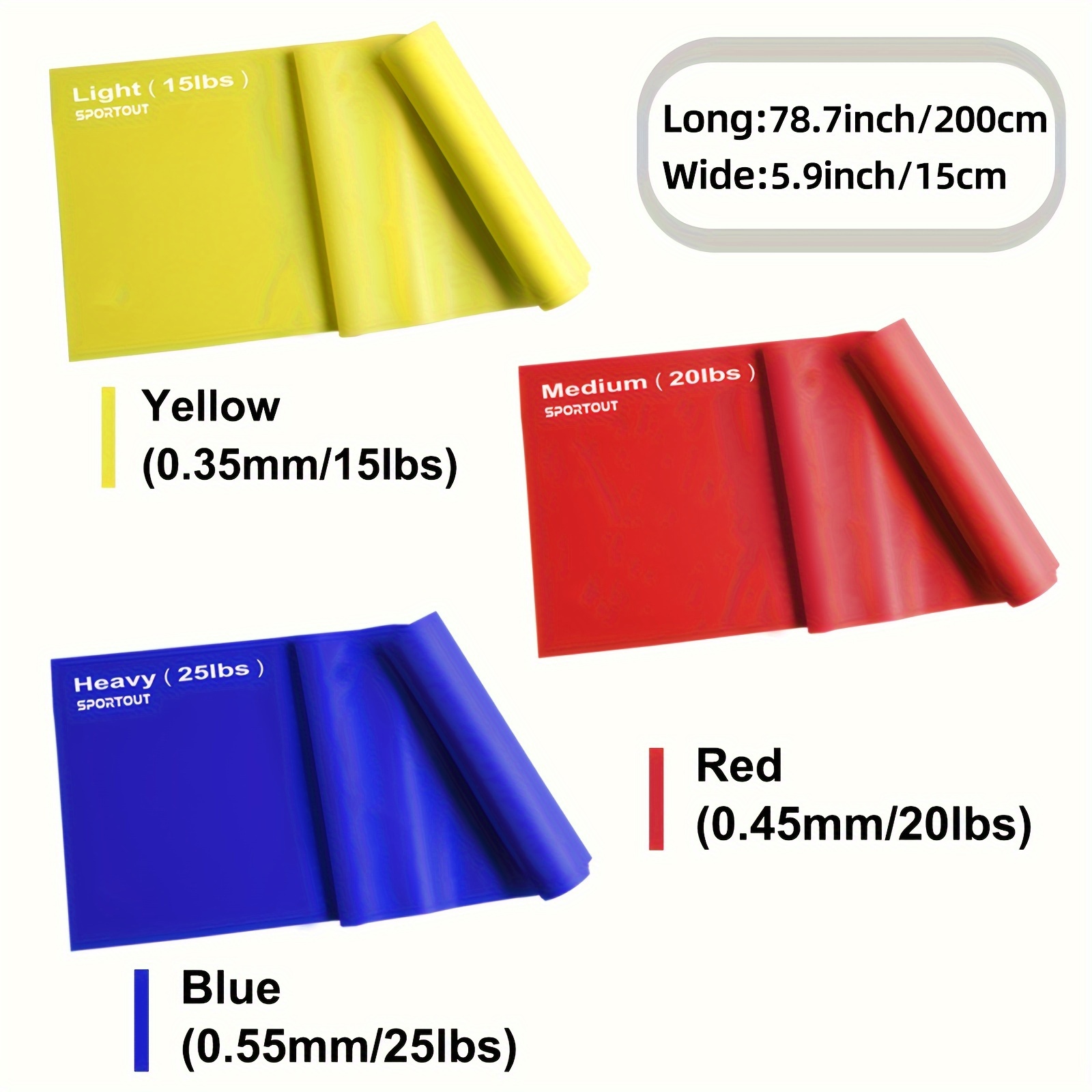 Fitness yoga elastic belt thre - Pilates Yoga Bag ulasan dan harga