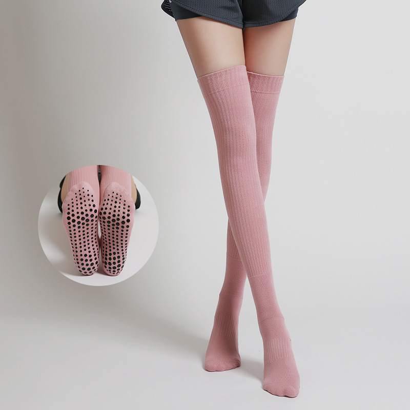 Women Non-slip Yoga Socks Long - Pilates Yoga Youtube ulasan dan harga