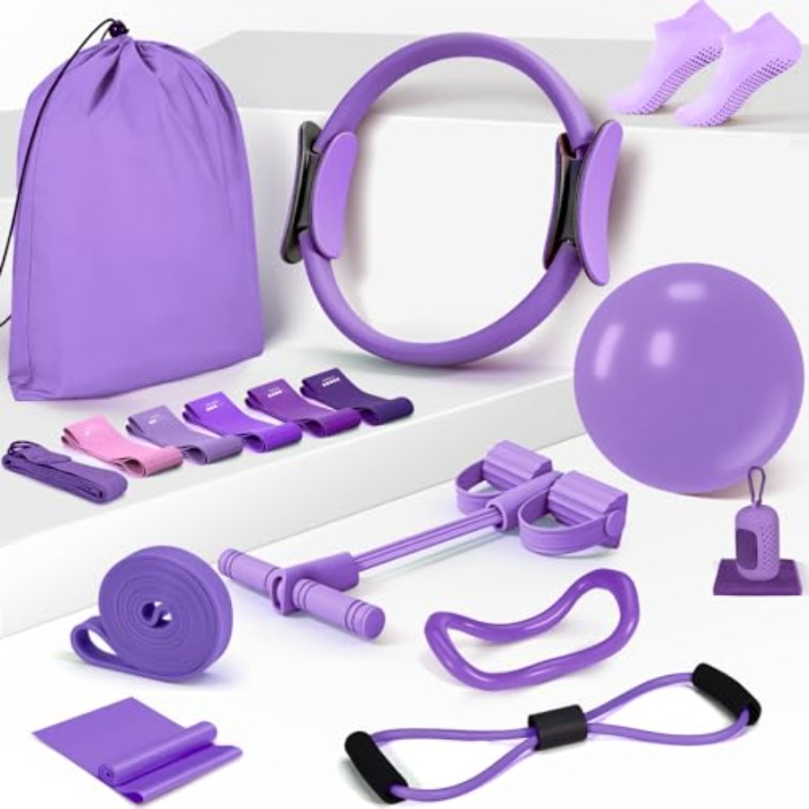 Pilates Essentials Kit for Wom - Pilates Yoga Ball Workout ulasan dan harga