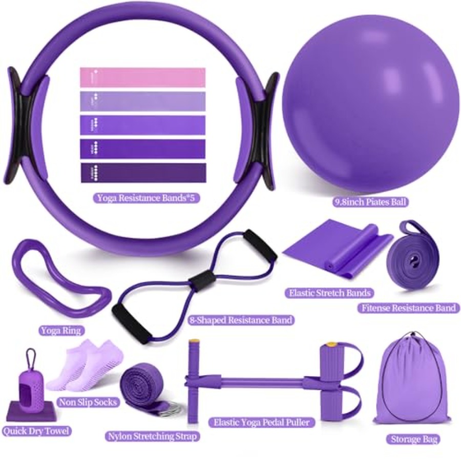Pilates Essentials Kit for Wom - Pilates Yoga Ball Workout ulasan dan harga