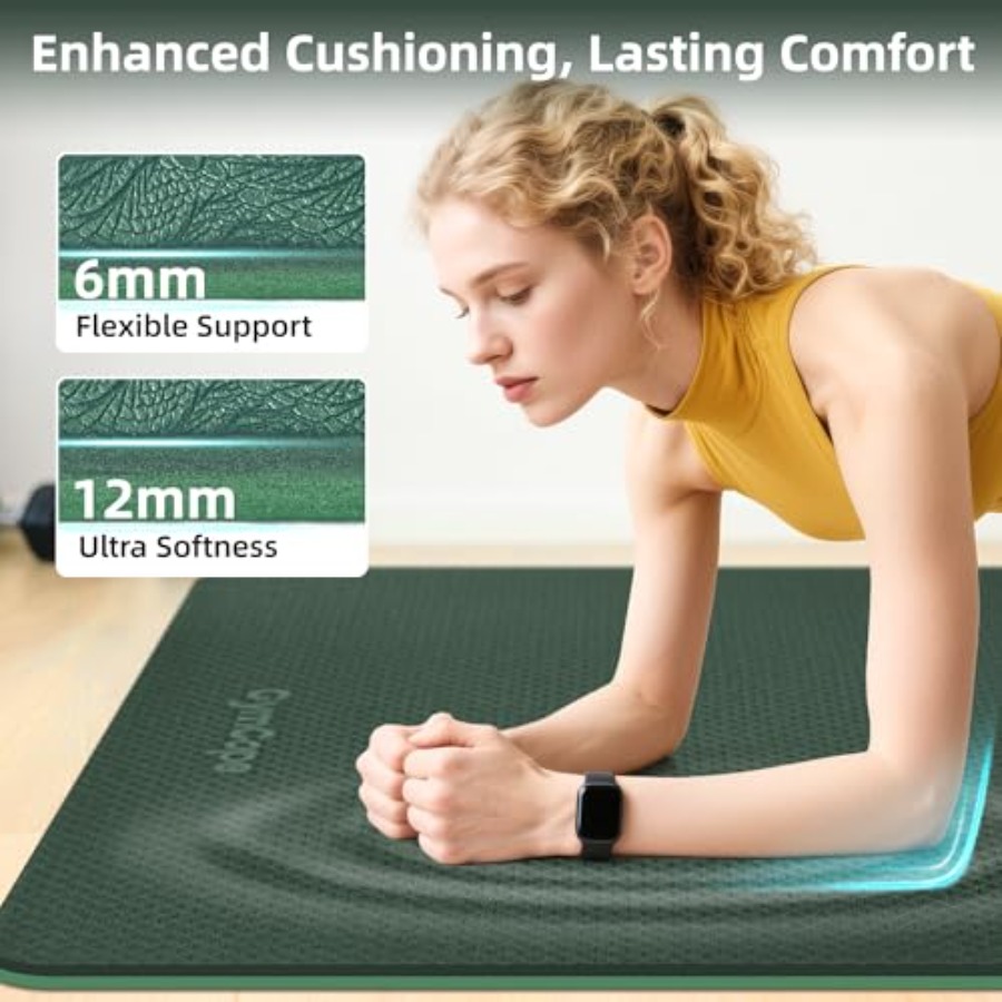 Extra Large Yoga Mat 72x48 or  - Pilates Yoga Or Gym ulasan dan harga
