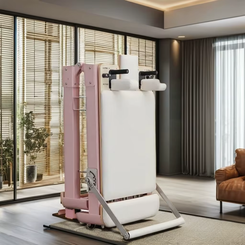 Pink Foldable Pilates Machine  - Pilates Yoga Or Gym ulasan dan harga