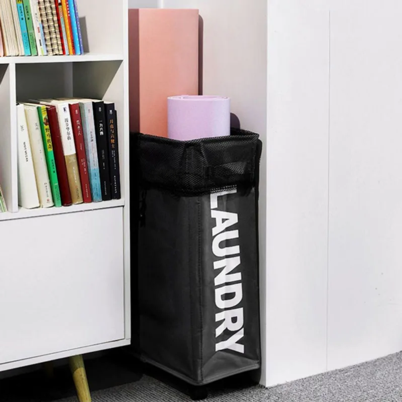 Laundry Basket with Wheels Lar - Yoga Mat Bag Carrier ulasan dan harga