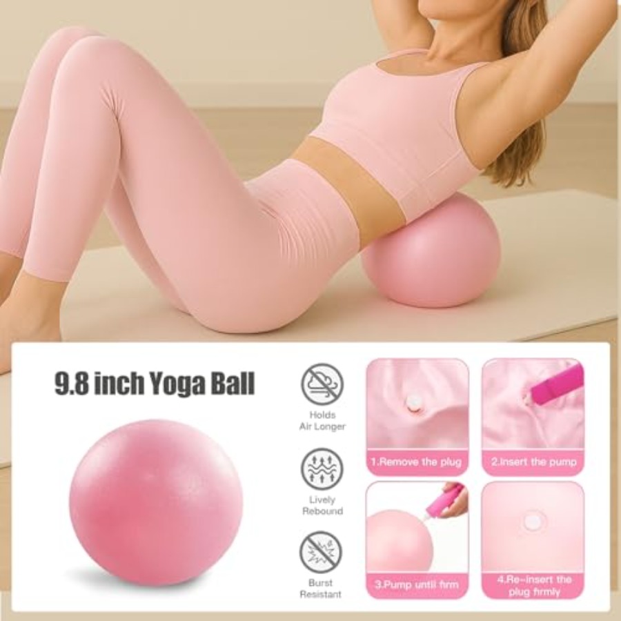Pilates Essentials Kit for Wom - Pilates Yoga Ball Workout ulasan dan harga