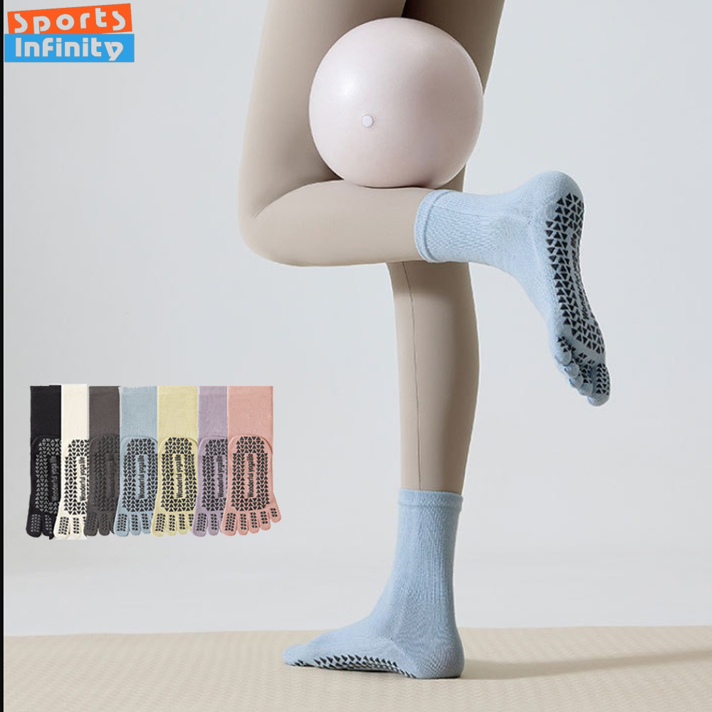 Fashion Five Finger Split Toe  - Pilates Yoga Youtube ulasan dan harga