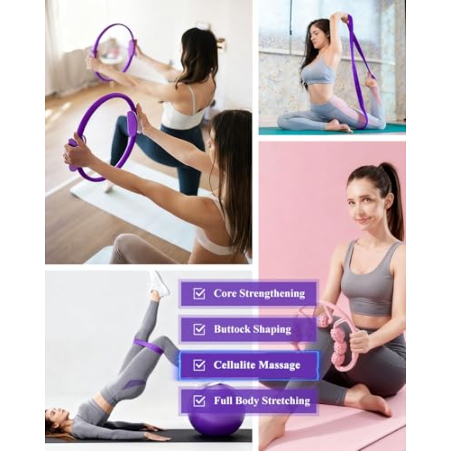 Home Workout Pilates Kit for W - Pilates Yoga Ball Workout ulasan dan harga