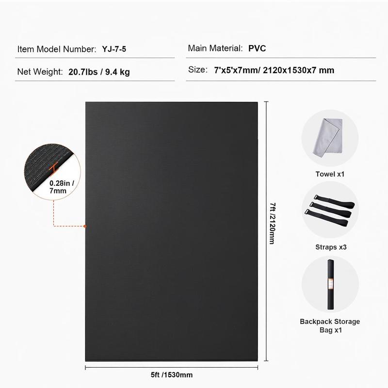 Exercise Mat, Non Slip High De - Pilates Yoga Bag ulasan dan harga