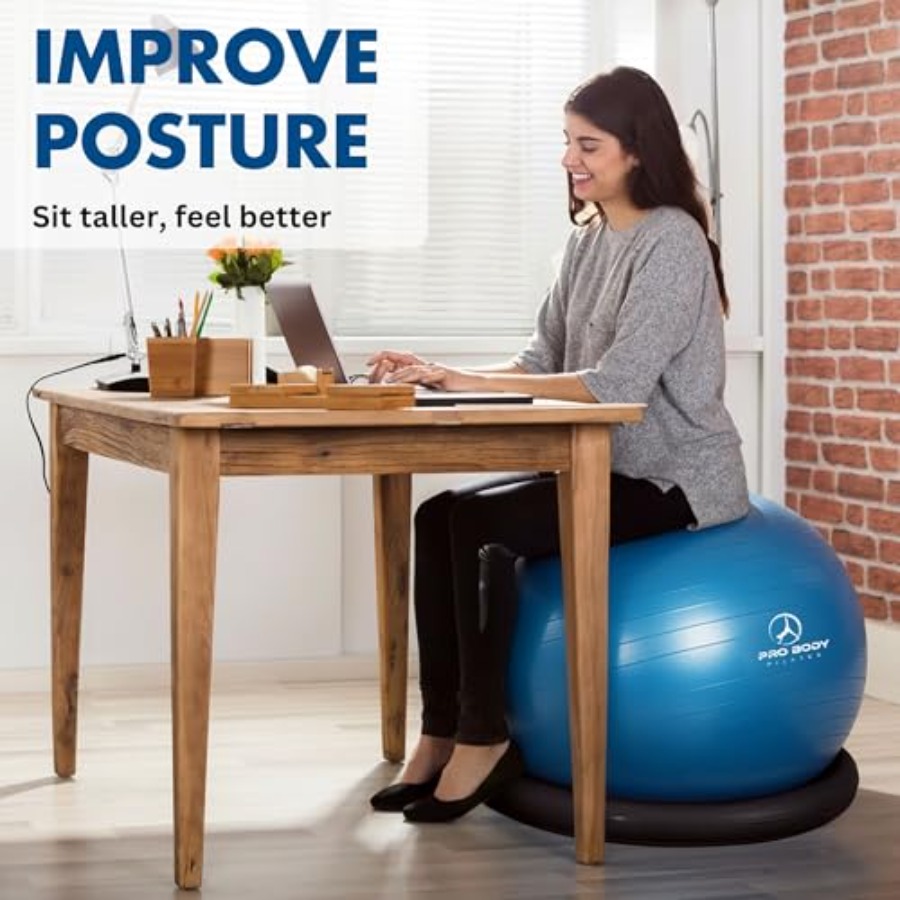 ProBody Pilates Yoga Ball Chai - Pilates Yoga Ball Workout ulasan dan harga