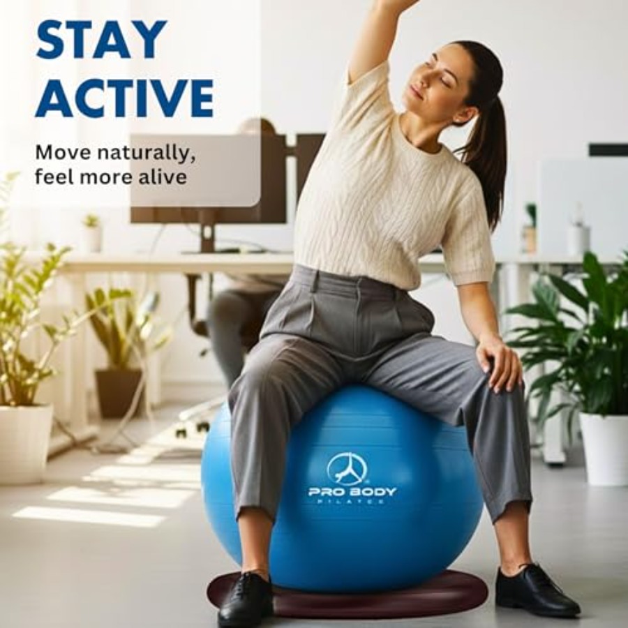 ProBody Pilates Yoga Ball Chai - Pilates Yoga Ball Workout ulasan dan harga