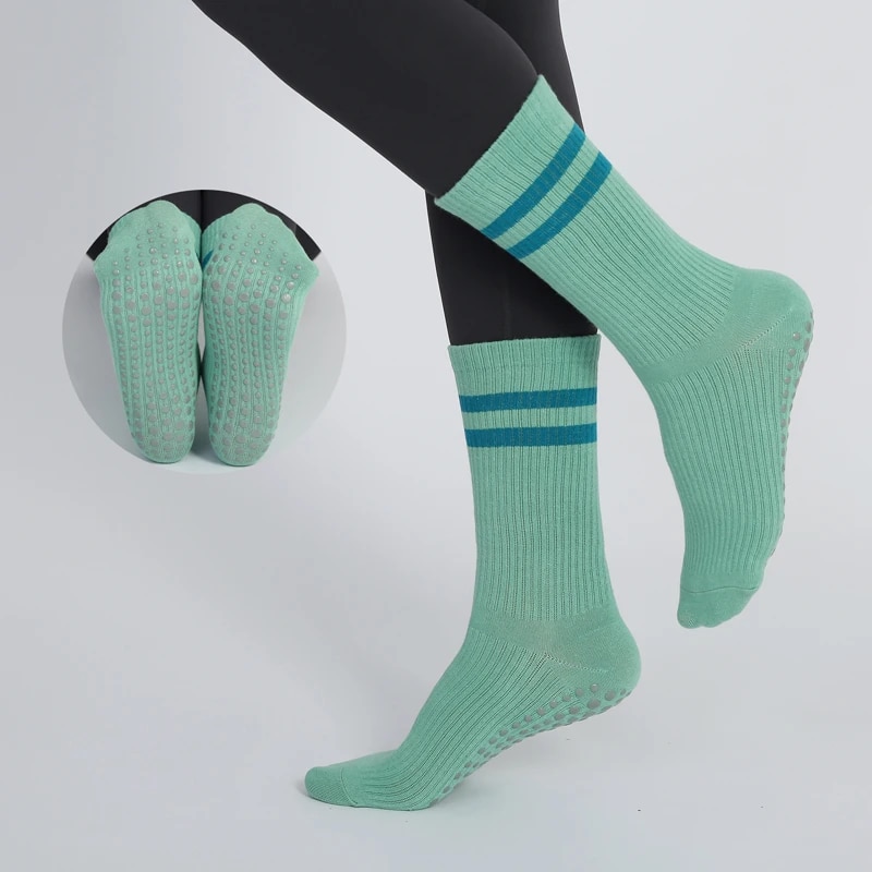 Mid-tube Women Pilates Socks B - Pilates Yoga Youtube ulasan dan harga