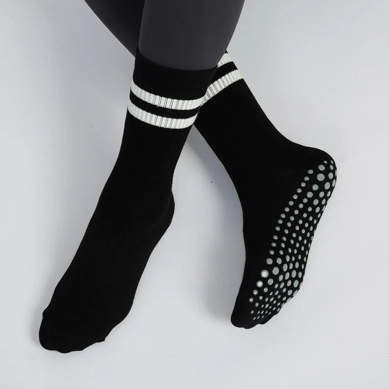 Mid-tube Women Pilates Socks B - Pilates Yoga Youtube ulasan dan harga