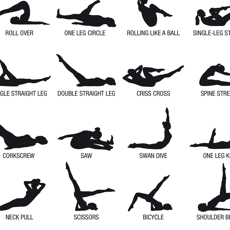 Frameless Pilates Workout Char - Yoga Pilates Yoga ulasan dan harga