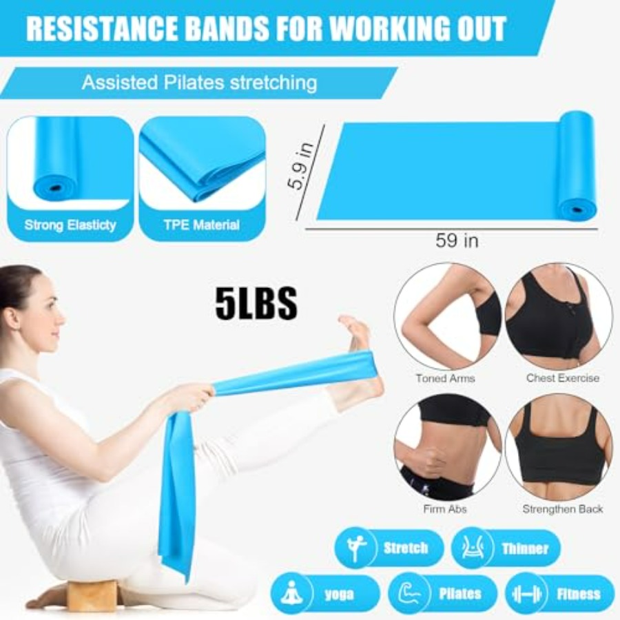 10 Pcs Pilates Ring Blocks Set - Pilates Yoga Ball Workout ulasan dan harga