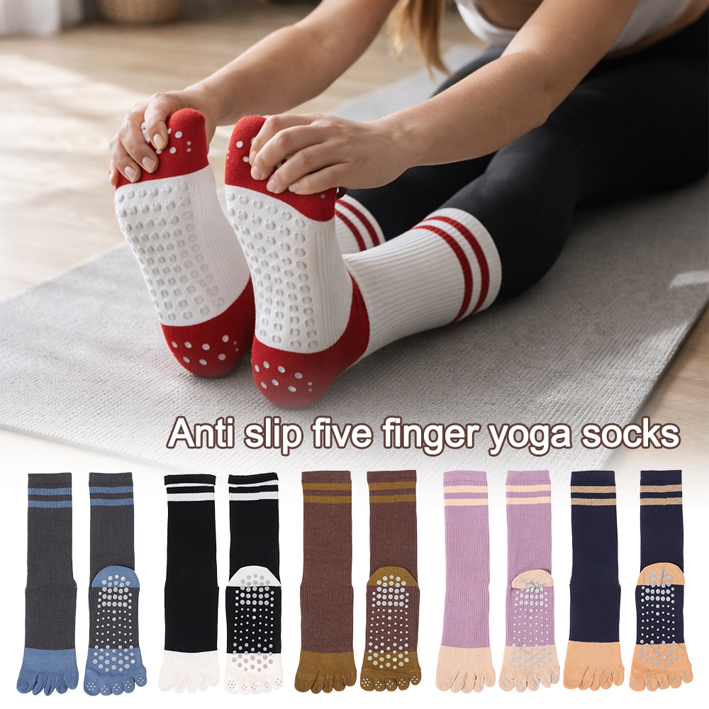 New Cotton Five-finger Yoga So - Pilates Yoga Youtube ulasan dan harga