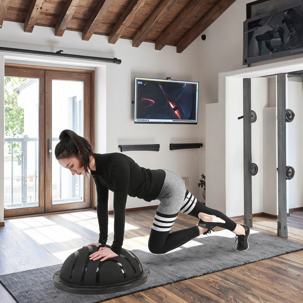 Durable Half and Full Yoga Bal - Pilates Yoga Ball Workout ulasan dan harga
