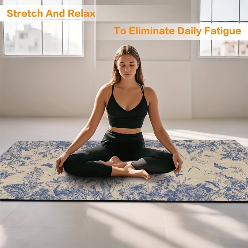 VIKAMA Vintage Floral Yoga Mat - Pilates Yoga Or Gym ulasan dan harga