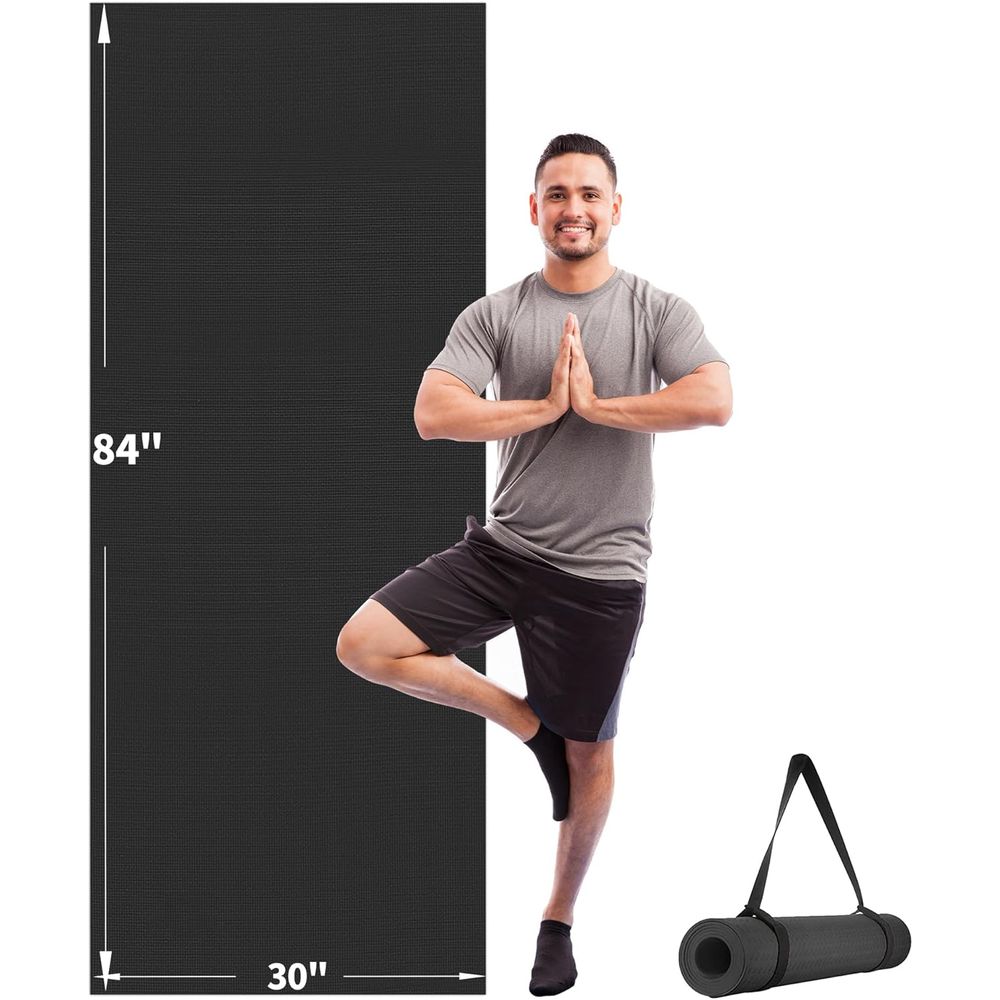 Extra Large Yoga Mat for Men & - Pilates Yoga Or Gym ulasan dan harga