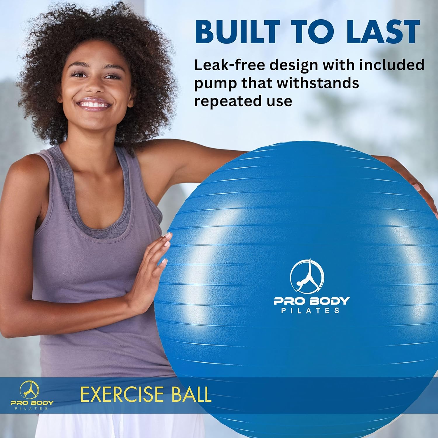 ProBody Pilates Exercise Ball, - Pilates Yoga Ball Workout ulasan dan harga