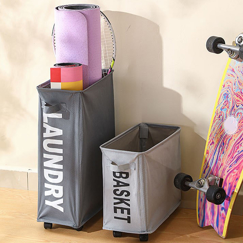 Laundry Basket With Wheels Lar - Yoga Mat Bag Carrier ulasan dan harga