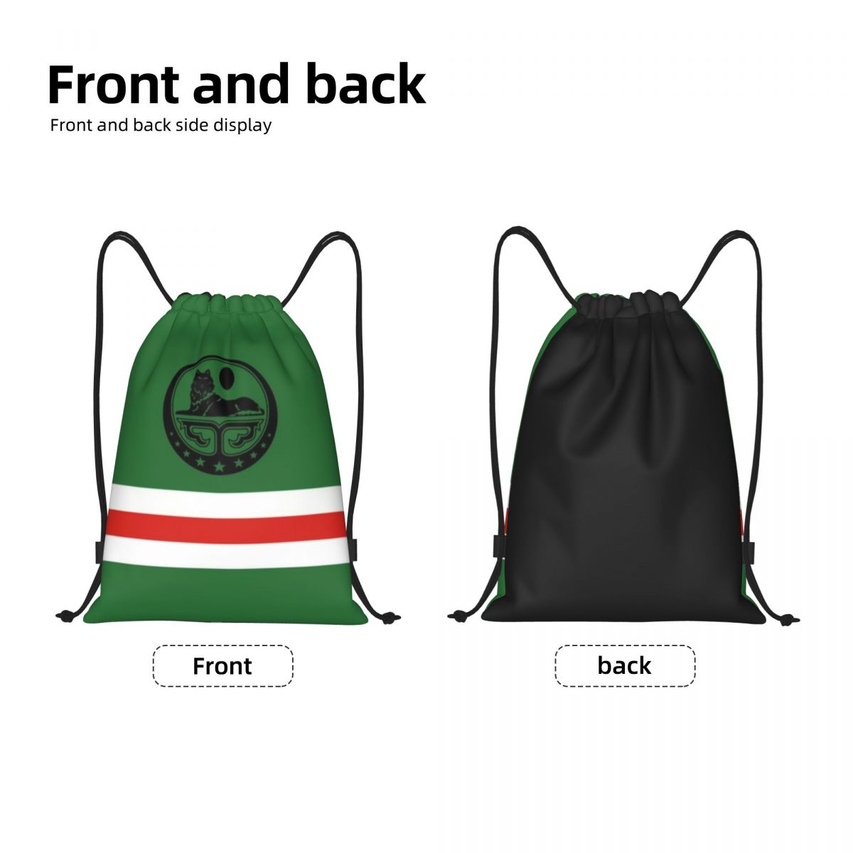 Custom Chechen Borz Drawstring - Pilates Yoga Bag ulasan dan harga