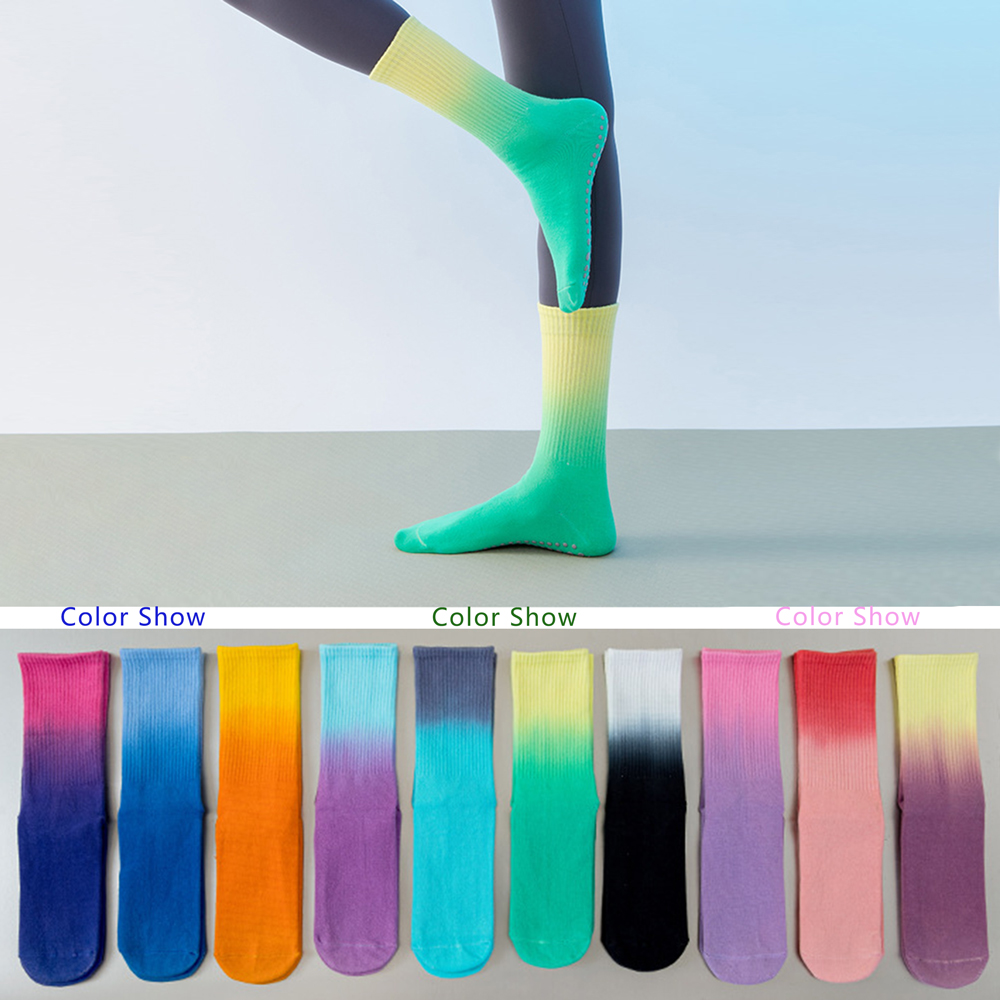 Colourful Women Sports Socks C - Pilates Yoga Youtube ulasan dan harga